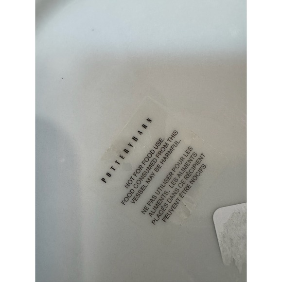 Pottery Barn Blue White Floral Ceramic Pot Planter Container Not For Food‎ Use - Picture 6 of 10